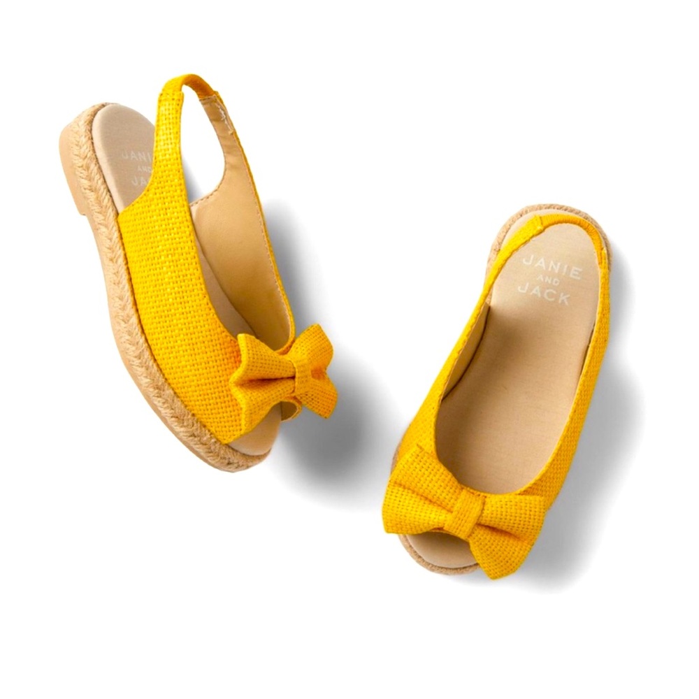 Janie&Jack Bow Espadrille Sandal